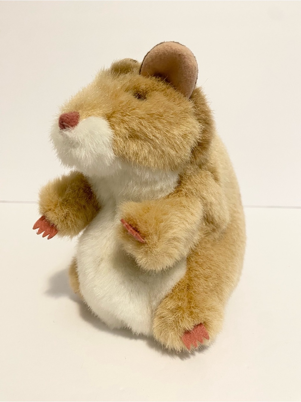 Folkmanis Hamster Hand Puppet Plush Movable Head & Forelegs Realistic 7" Toy